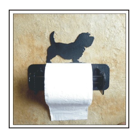 Porte papier toilettes à l'effigie de votre chien préféré