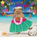 Carte postale représentant un cochon d'Inde des îles