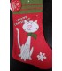 Chaussette de Noël spécial chat (modèle 2)