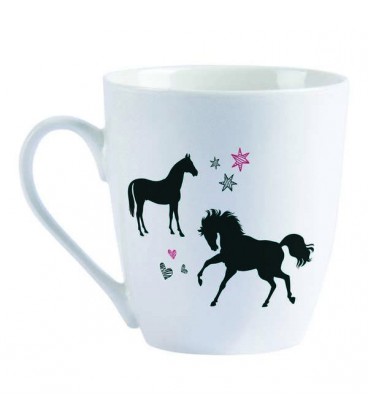 MUG AMOUREUX FOU DES CHEVAUX