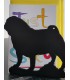 Porte lettres à l'effigie du scottish terrier