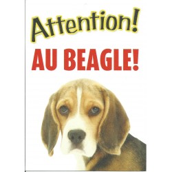 Panneau "Attention au beagle"