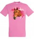 T-SHIRT ROSE - CHEVAL- Taille M